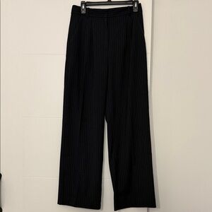 BCX Black Pinstripe Pantsuit